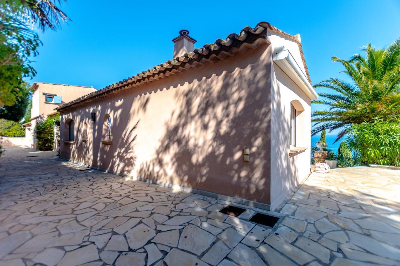 Superbe Villa, Incroyable Vue Mer, Piscine Chauffee, Climatisee Sainte-Maxime Kültér fotó