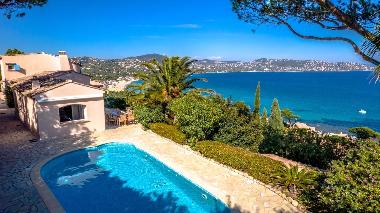 Superbe Villa, Incroyable Vue Mer, Piscine Chauffee, Climatisee Sainte-Maxime Kültér fotó