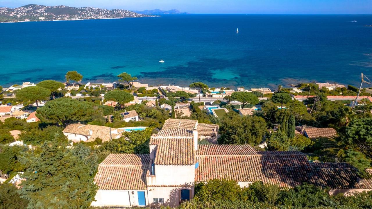 Superbe Villa, Incroyable Vue Mer, Piscine Chauffee, Climatisee Sainte-Maxime Kültér fotó