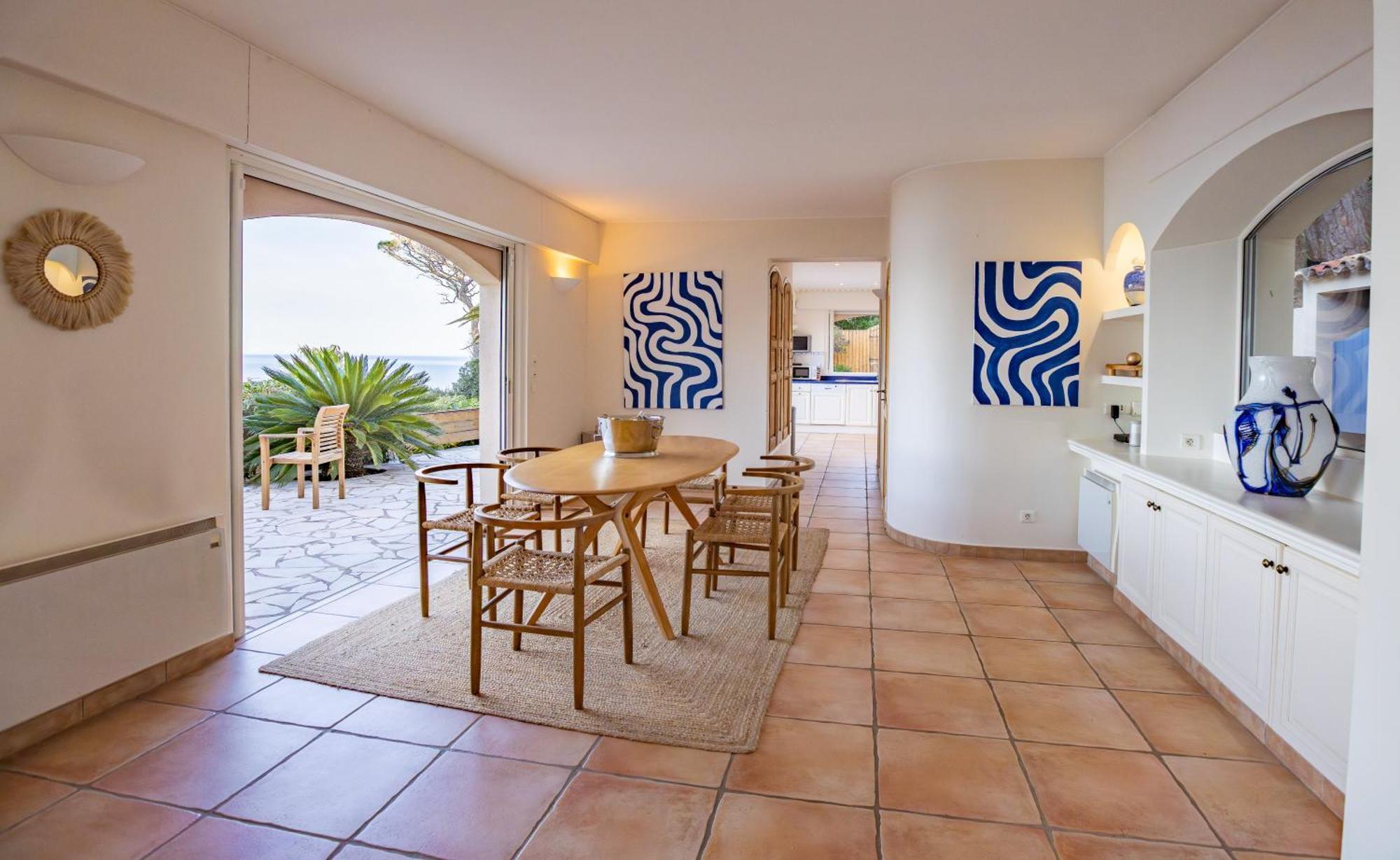 Superbe Villa, Incroyable Vue Mer, Piscine Chauffee, Climatisee Sainte-Maxime Kültér fotó