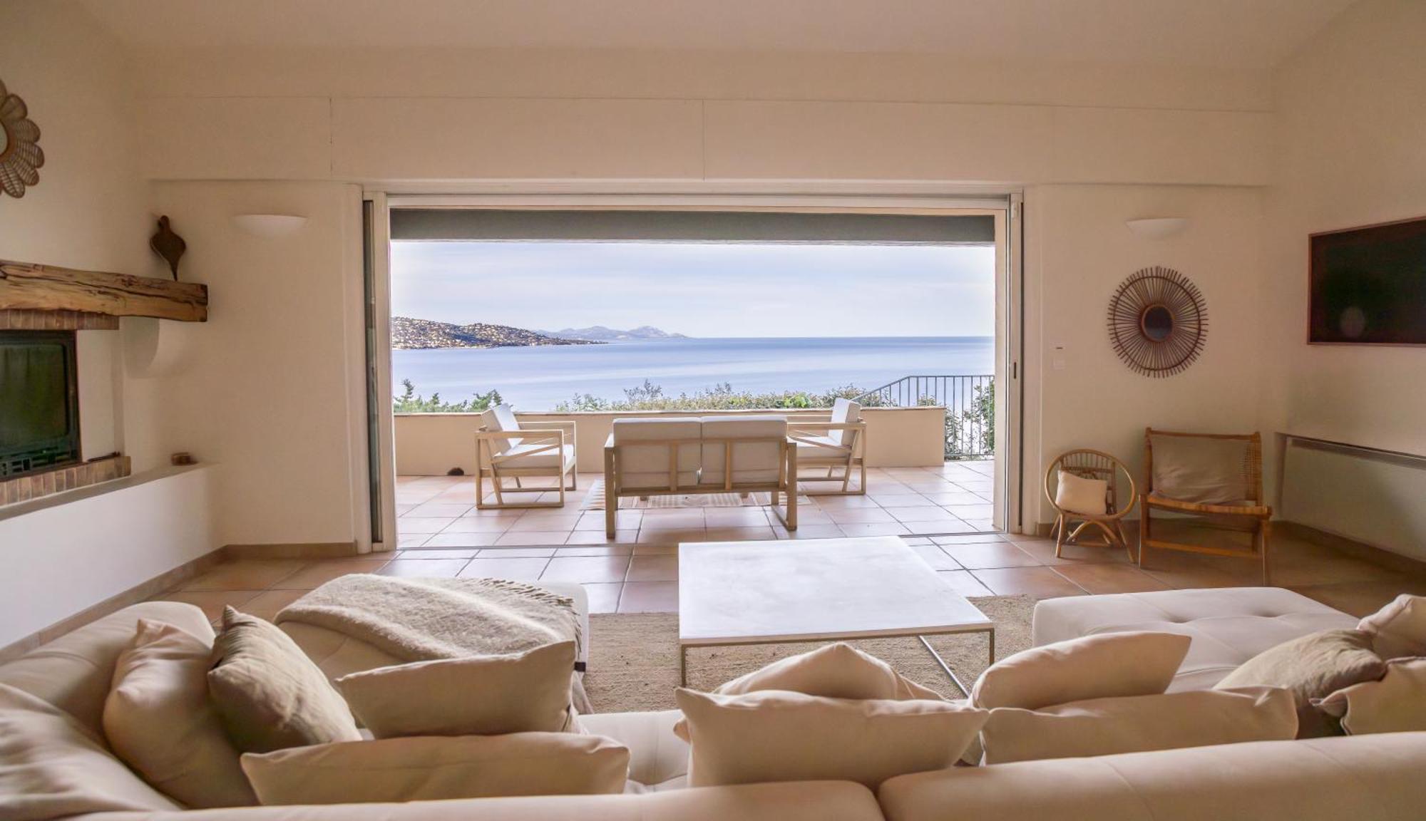 Superbe Villa, Incroyable Vue Mer, Piscine Chauffee, Climatisee Sainte-Maxime Kültér fotó